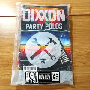 Rare NWT Dixxon The Low Low Party Polo Shirt